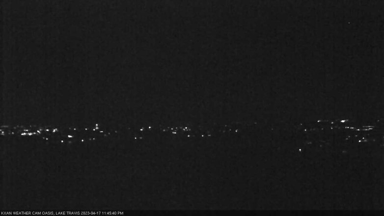 Lake Travis webcam, April 17, 2023 11:45 PM CT