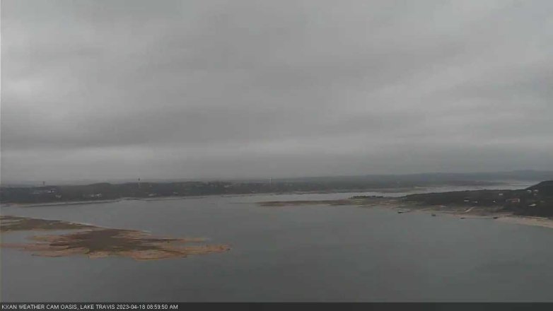 Lake Travis webcam, April 18, 2023 9:00 AM CT