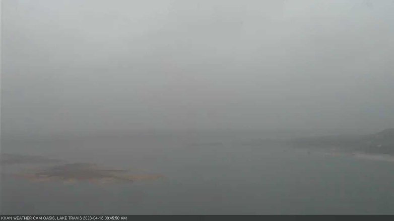 Lake Travis webcam, April 18, 2023 9:45 AM CT