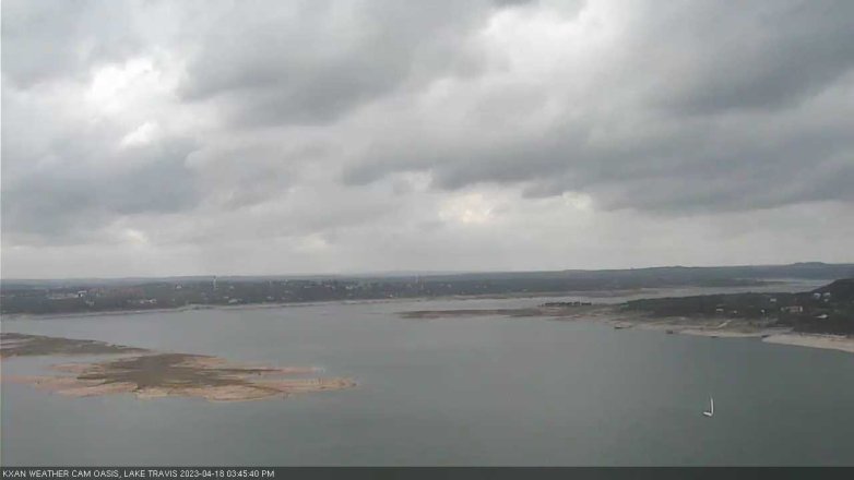 Lake Travis webcam, April 18, 2023 3:45 PM CT