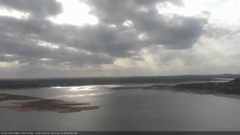 Lake Travis webcam, April 18, 2023 5:45 PM CT