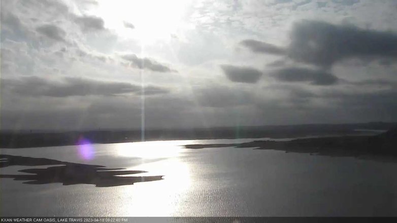 Lake Travis webcam, April 18, 2023 6:25 PM CT