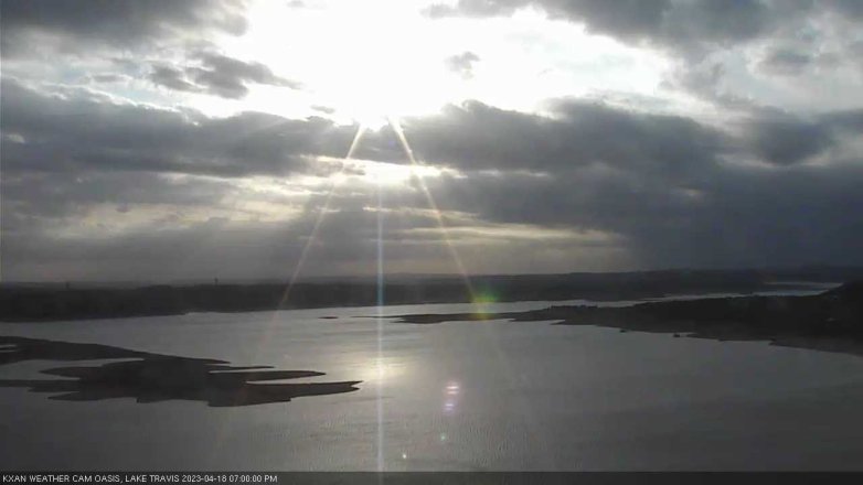 Lake Travis webcam, April 18, 2023 7:00 PM CT