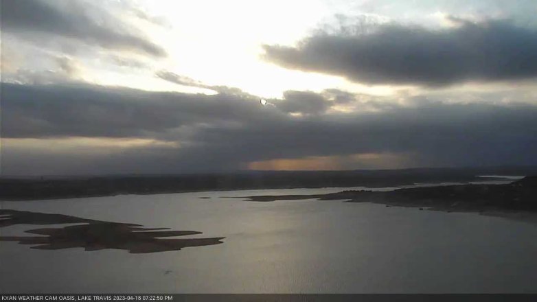 Lake Travis webcam, April 18, 2023 7:25 PM CT