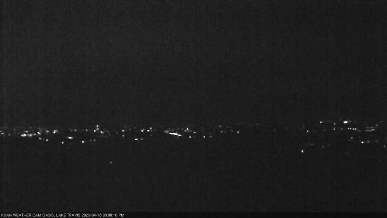 Lake Travis webcam, April 18, 2023 9:00 PM CT
