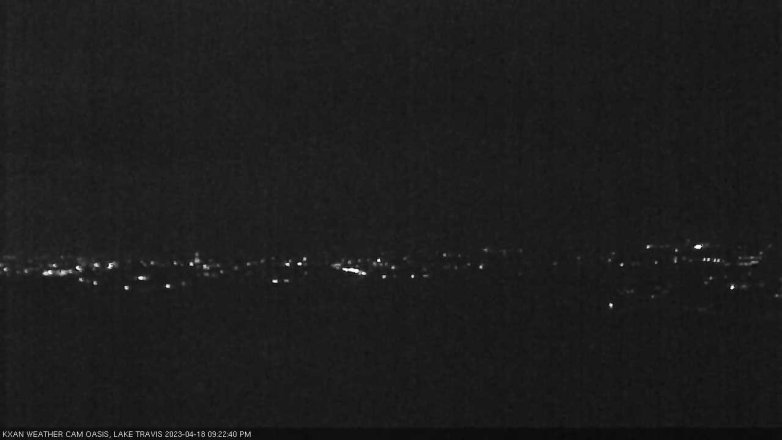 Lake Travis webcam, April 18, 2023 9:25 PM CT