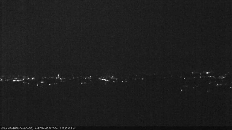 Lake Travis webcam, April 18, 2023 9:45 PM CT