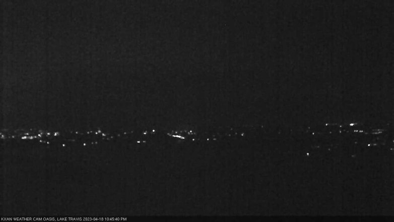 Lake Travis webcam, April 18, 2023 10:45 PM CT
