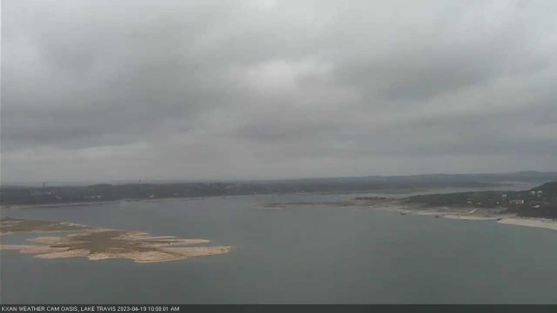 Lake Travis webcam, April 19, 2023 10:00 AM CT