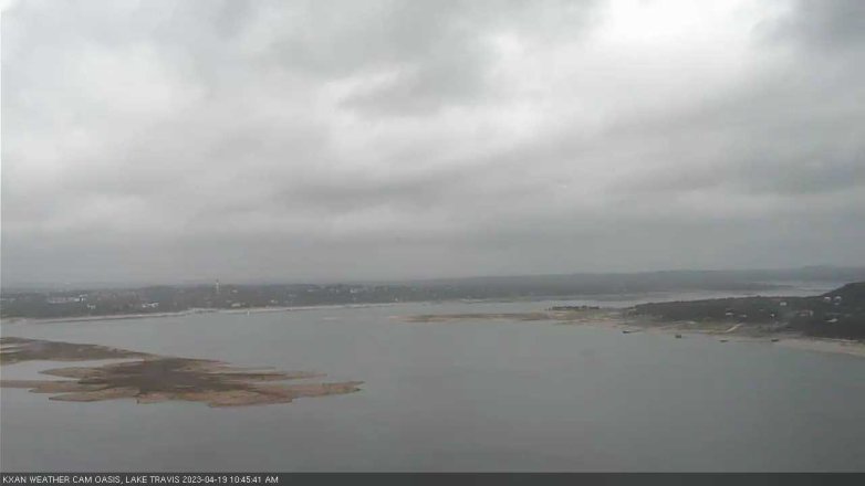 Lake Travis webcam, April 19, 2023 10:45 AM CT