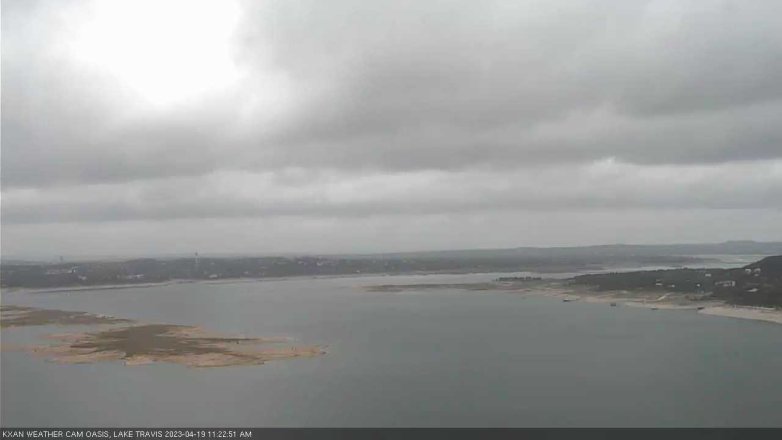 Lake Travis webcam, April 19, 2023 11:25 AM CT