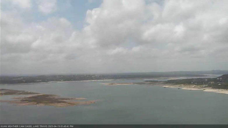 Lake Travis webcam, April 19, 2023 1:45 PM CT