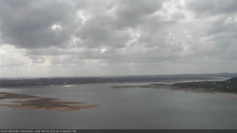 Lake Travis webcam, April 19, 2023 4:45 PM CT