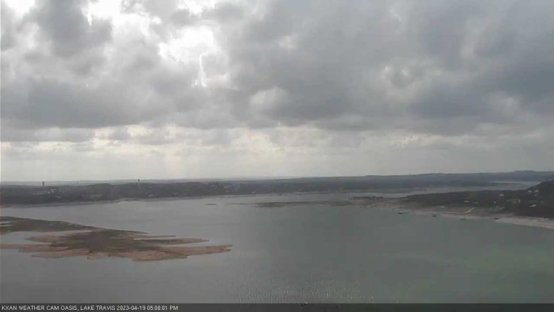 Lake Travis webcam, April 19, 2023 5:00 PM CT