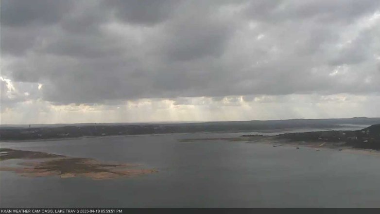 Lake Travis webcam, April 19, 2023 6:00 PM CT
