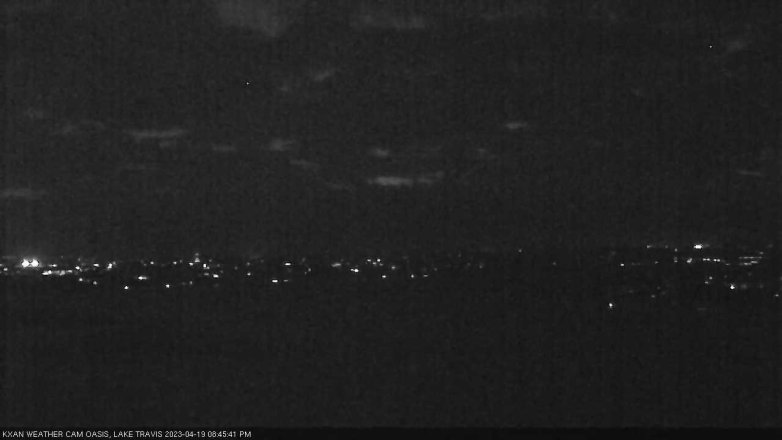 Lake Travis webcam, April 19, 2023 8:45 PM CT