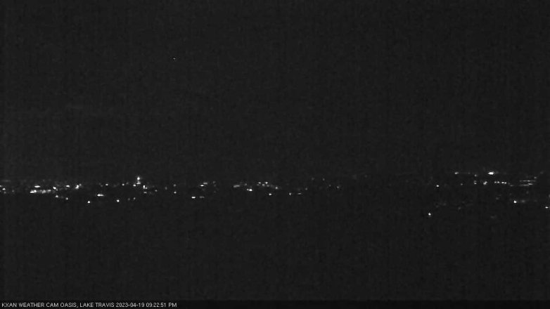 Lake Travis webcam, April 19, 2023 9:25 PM CT