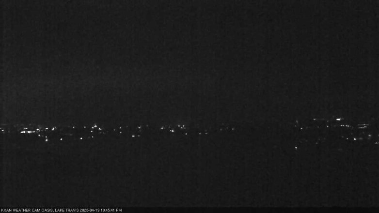 Lake Travis webcam, April 19, 2023 10:45 PM CT