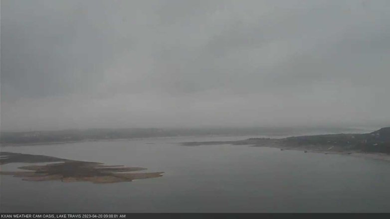 Lake Travis webcam, April 20, 2023 9:00 AM CT