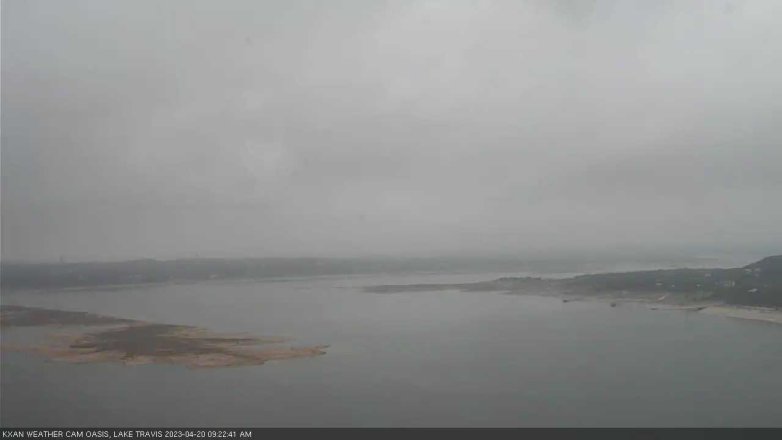 Lake Travis webcam, April 20, 2023 9:25 AM CT