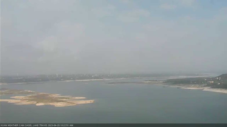 Lake Travis webcam, April 20, 2023 10:25 AM CT