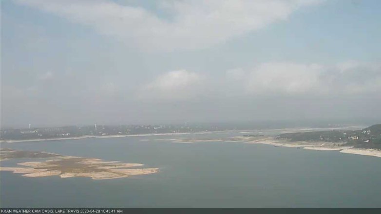 Lake Travis webcam, April 20, 2023 10:45 AM CT