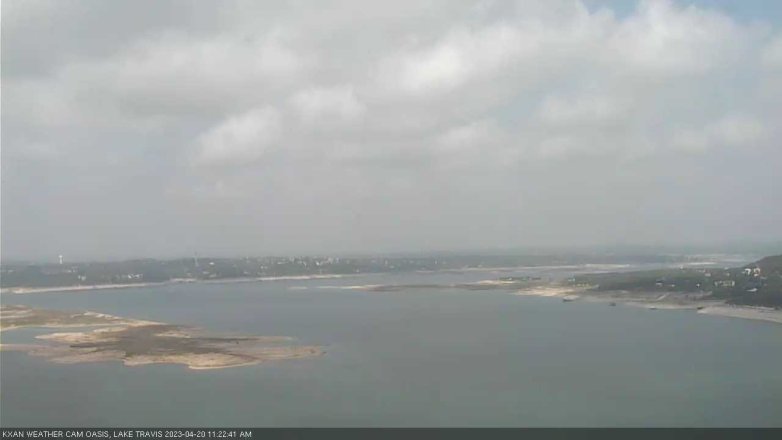 Lake Travis webcam, April 20, 2023 11:25 AM CT