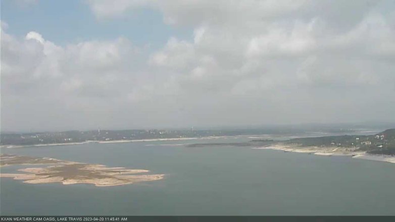 Lake Travis webcam, April 20, 2023 11:45 AM CT