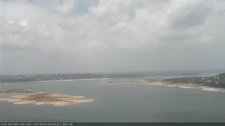 Lake Travis webcam, April 20, 2023 12:00 PM CT