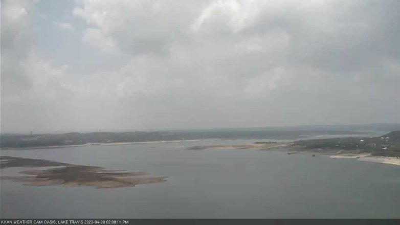 Lake Travis webcam, April 20, 2023 2:00 PM CT