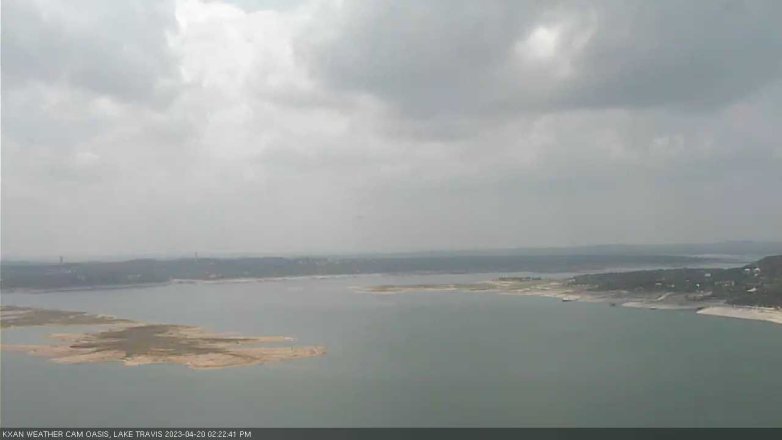 Lake Travis webcam, April 20, 2023 2:25 PM CT