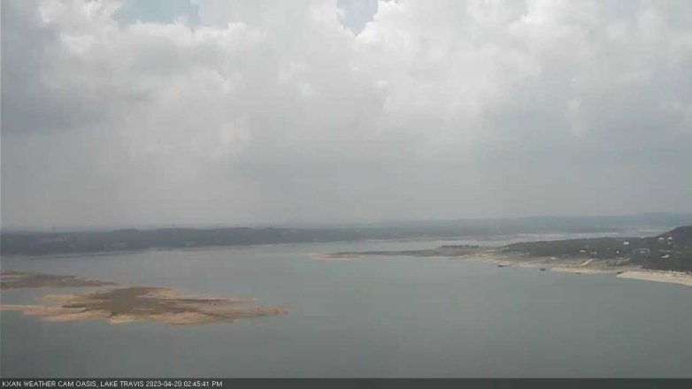 Lake Travis webcam, April 20, 2023 2:45 PM CT