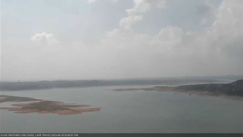 Lake Travis webcam, April 20, 2023 3:45 PM CT
