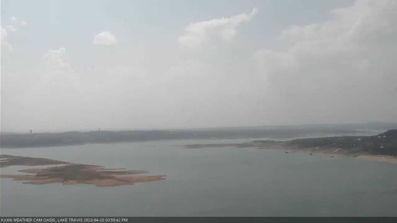 Lake Travis webcam, April 20, 2023 4:00 PM CT
