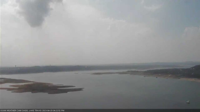 Lake Travis webcam, April 20, 2023 4:25 PM CT