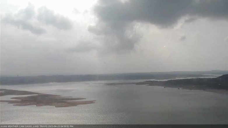 Lake Travis webcam, April 20, 2023 5:00 PM CT