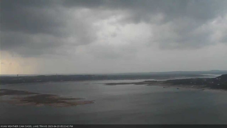 Lake Travis webcam, April 20, 2023 5:25 PM CT