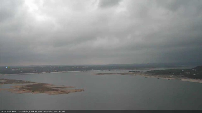 Lake Travis webcam, April 20, 2023 7:00 PM CT