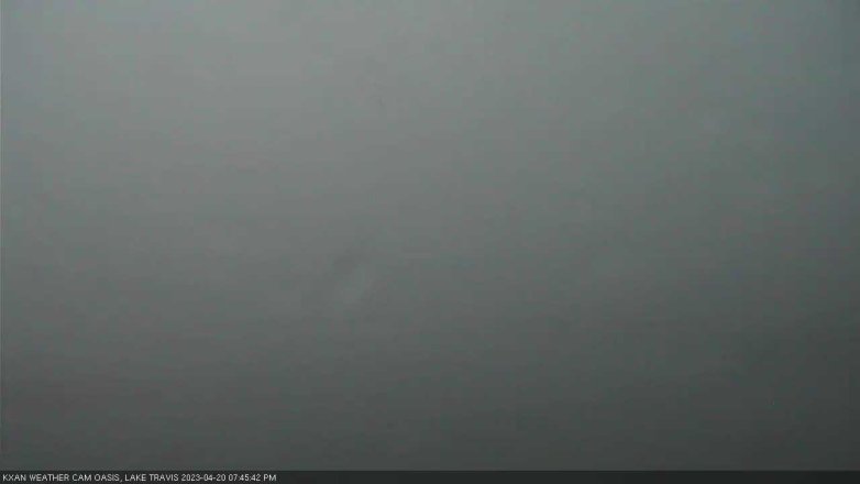 Lake Travis webcam, April 20, 2023 7:45 PM CT