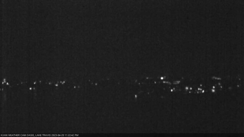 Lake Travis webcam, April 20, 2023 11:25 PM CT