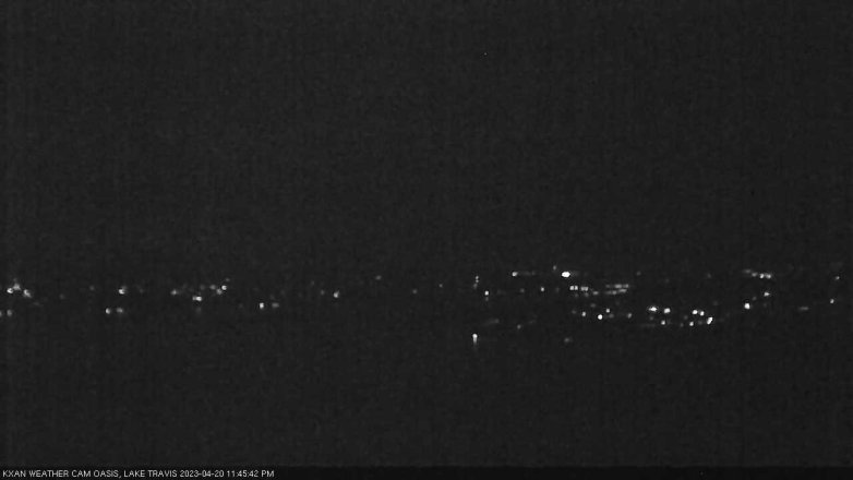 Lake Travis webcam, April 20, 2023 11:45 PM CT