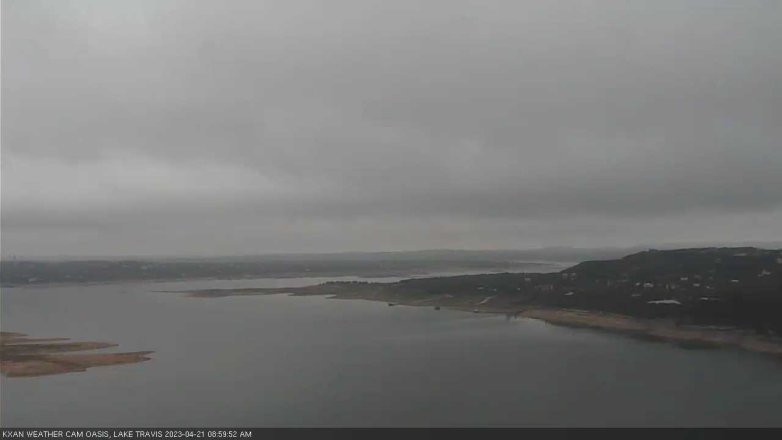 Lake Travis webcam, April 21, 2023 9:00 AM CT