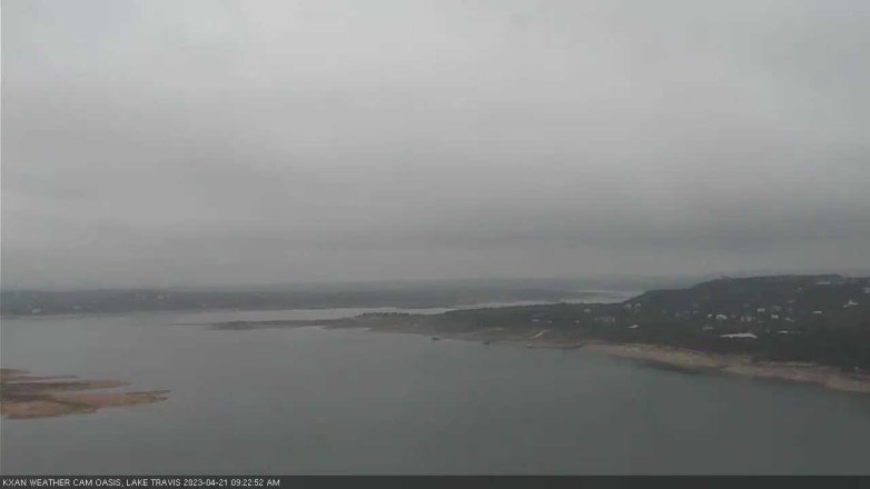 Lake Travis webcam, April 21, 2023 9:25 AM CT