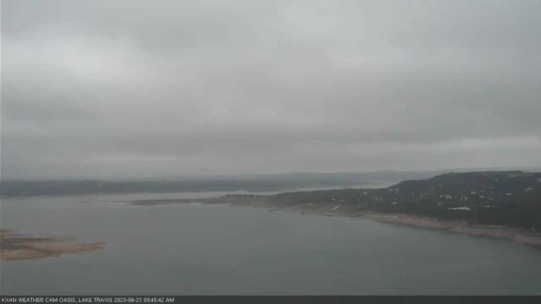 Lake Travis webcam, April 21, 2023 9:45 AM CT