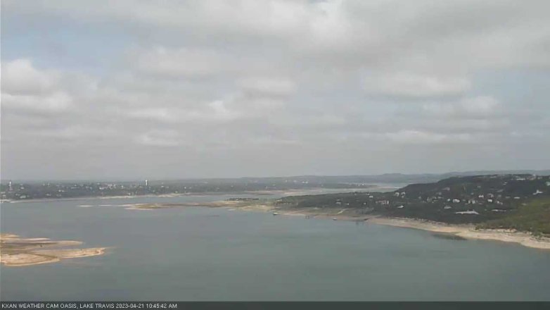 Lake Travis webcam, April 21, 2023 10:45 AM CT