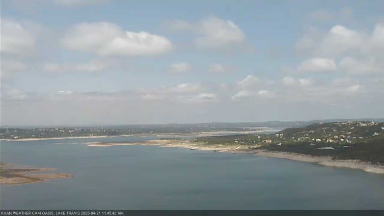 Lake Travis webcam, April 21, 2023 11:45 AM CT