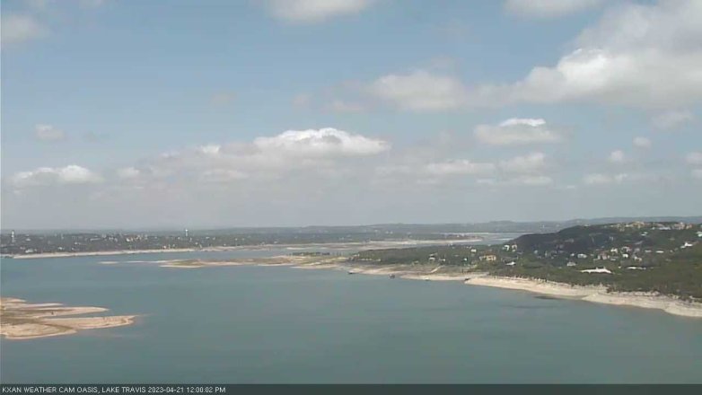 Lake Travis webcam, April 21, 2023 12:00 PM CT