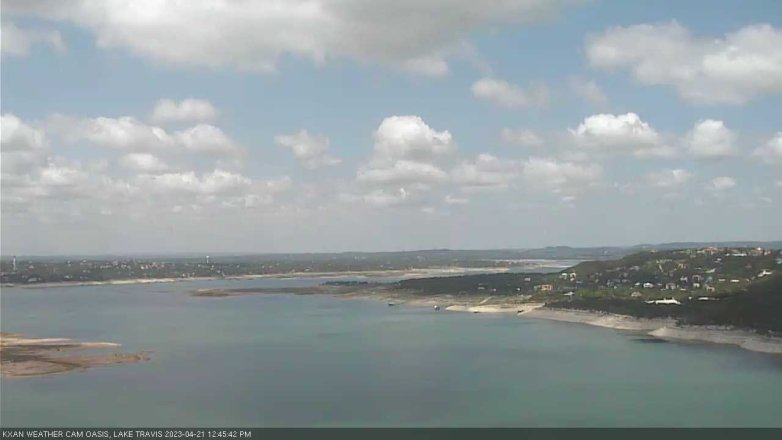 Lake Travis webcam, April 21, 2023 12:45 PM CT