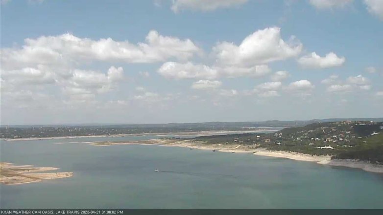 Lake Travis webcam, April 21, 2023 1:00 PM CT