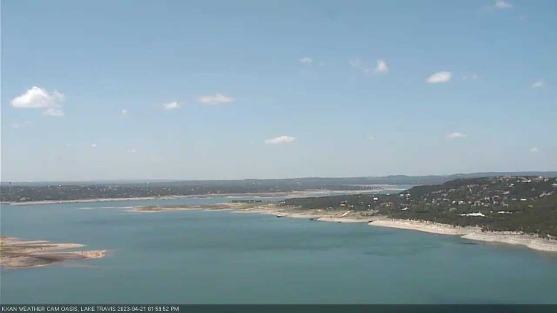 Lake Travis webcam, April 21, 2023 2:00 PM CT